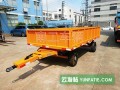 3吨铁板护栏平板拖车_ATV全挂工具拖车