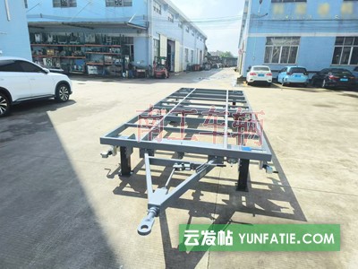 7吨骨架式ATV平板拖车_2轮灰色工具拖车 7吨骨架式ATV平板拖车_2轮灰色工具拖车